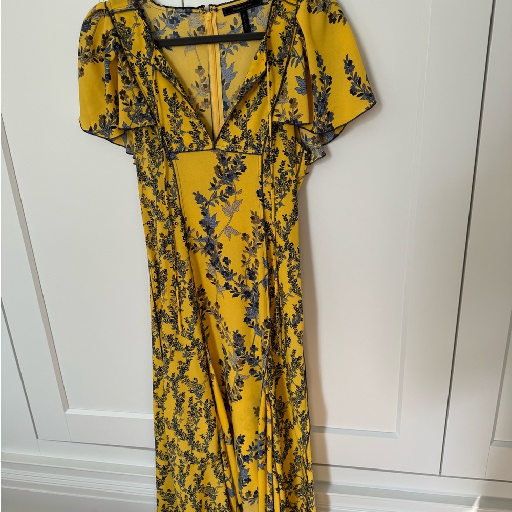 Floral Yellow Dress